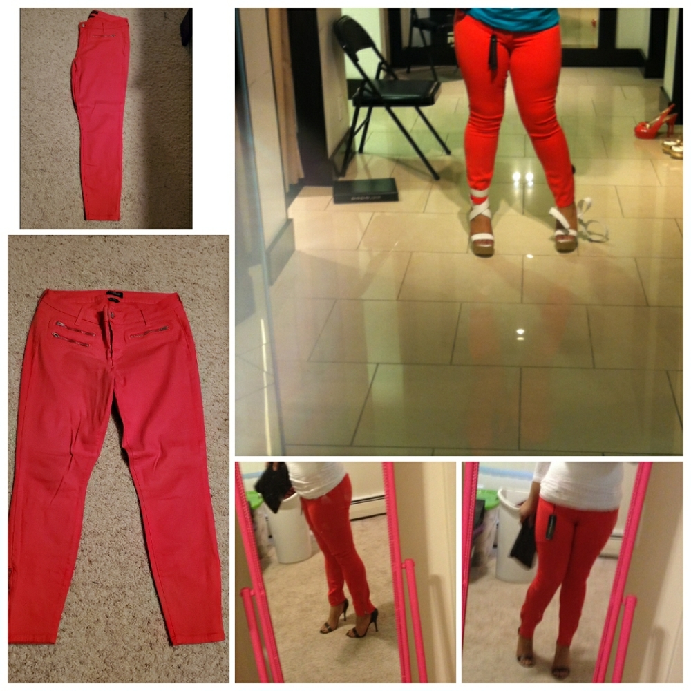 Bebe Red Pants